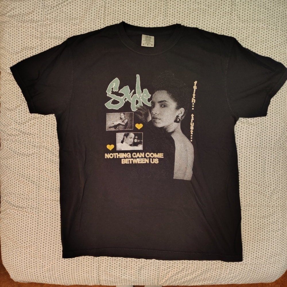 Sade - 90s R&B/Jazz Comfort colors Shirts Size Large